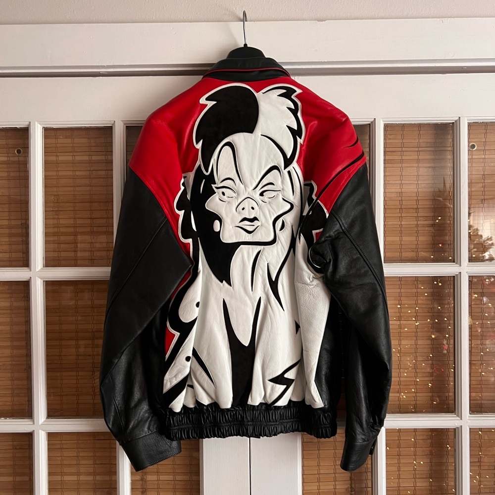 1996 Limited Edition Cruella de Vil Leather bomber jacket
